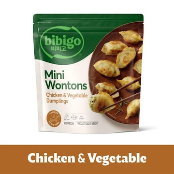 Bibigo Mini Wontons Chicken & Vegetable Dumplings