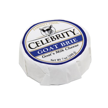 Celebrity BRIE, TRIPLE CREME GOAT CELEBRITY 6 oz.