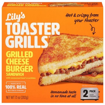 Lily's Toaster Grills Sandwich, Grilled Cheese Burger