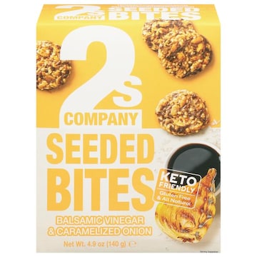 2S Company Seeded Bites, Balsamic Vinegar & Caramelized Onion