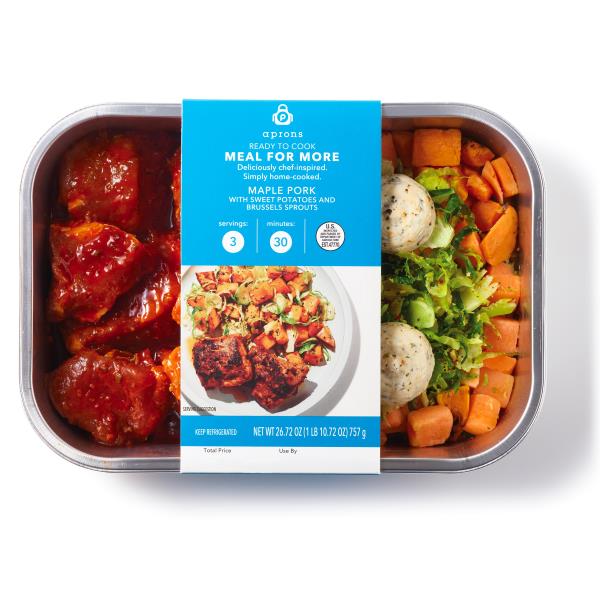 Aprons Maple Pork with Sweet Potatoes And, Brussels Sprouts Publix