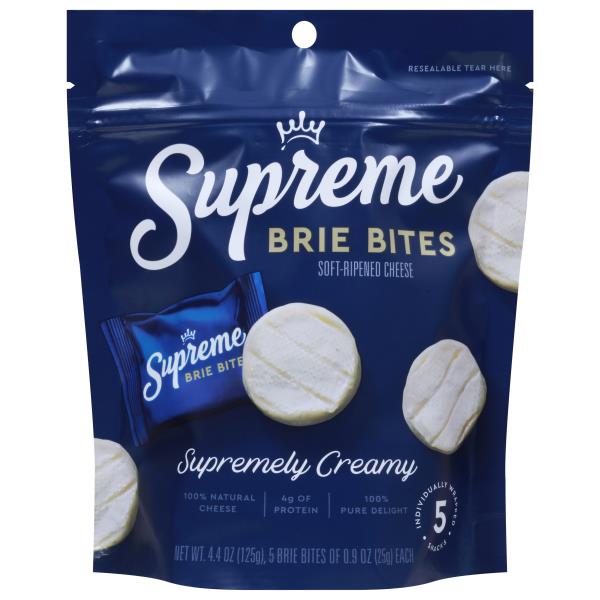 Supreme Brie Bites, Soft-Ripened Cheese, Supremely Creamy | Publix ...