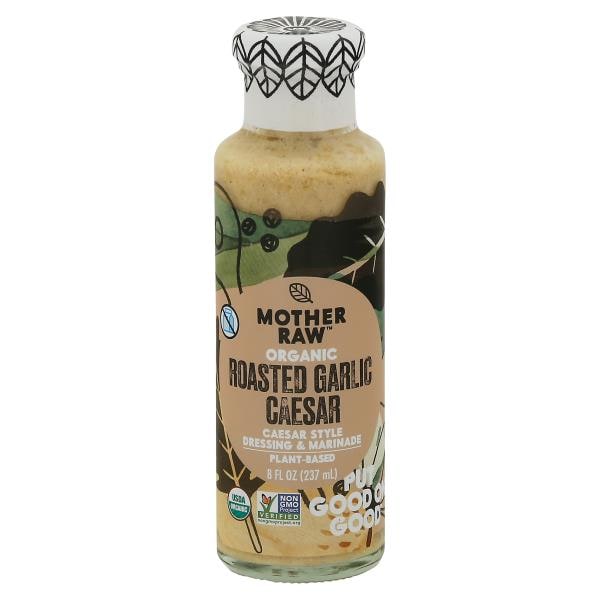 Mother Raw Dressing & Marinade, Organic, Roasted Garlic Caesar, Caesar