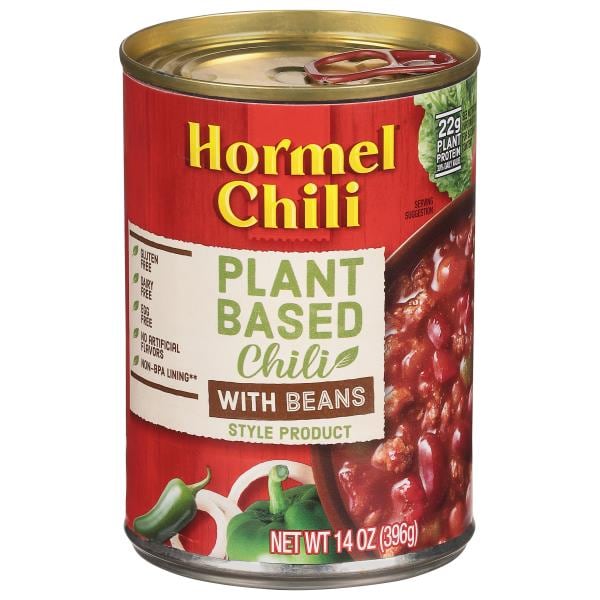 Hormel Chili, with Beans, Plant Based, Style Product Publix Super Markets