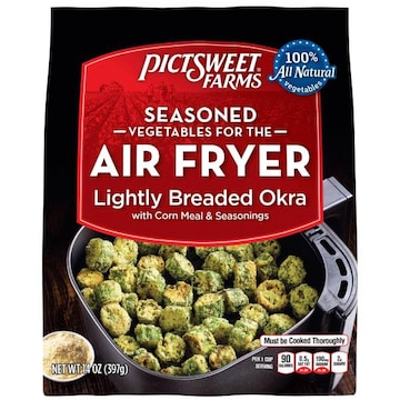 Pictsweet Farms Seasoned Vegetables for the Air Fryer Lightly Breaded Okra with Corn Meal & Seasonings