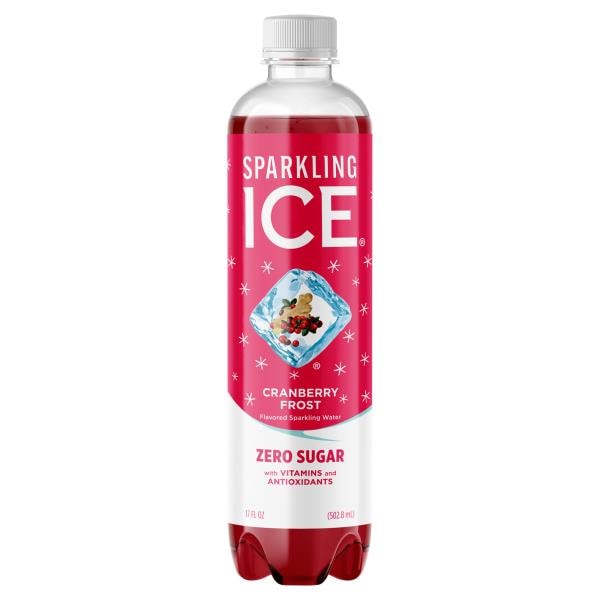 Sparkling Ice Sparkling Water, Zero Sugar, Cranberry Frost Publix