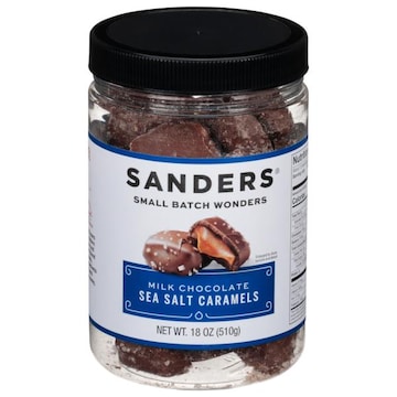 Sanders Milk Chocolate, Sea Salt Caramels