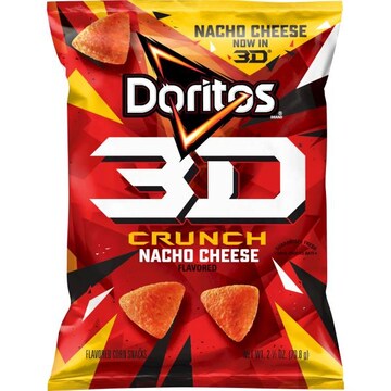 Doritos Dinamita Tortilla Chips, Rolled, Flamin' Hot Queso Flavored