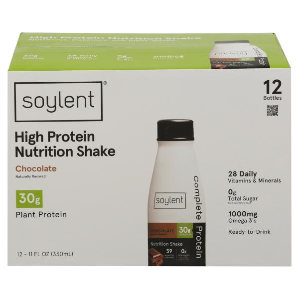 Soylent Nutrition Shake, High Protein, Chocolate | Publix Super Markets