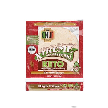 Ole Xtreme Wellness White Keto Certified Flour Tortillas