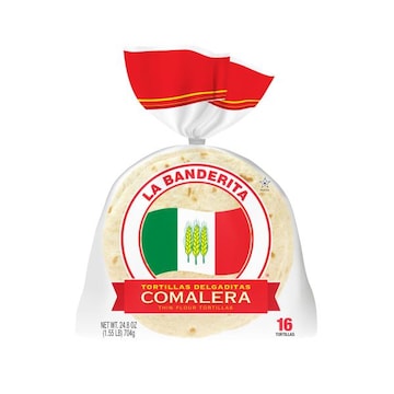 La Banderita Comalera Traditional Flour Tortillas