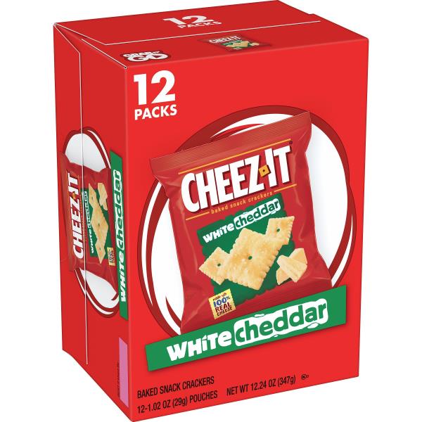 Cheez-It Baked Snack Crackers, White Cheddar | Publix Super Markets