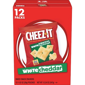 Cheez-It Baked Snack Crackers White Cheddar, Cheese Crackers