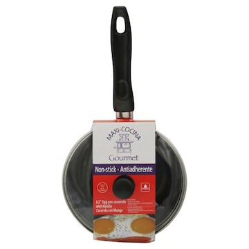 Maxi Cocina Egg Pan Casserole, with Handle, Non-Stick, Gourmet, 6.3 Inch