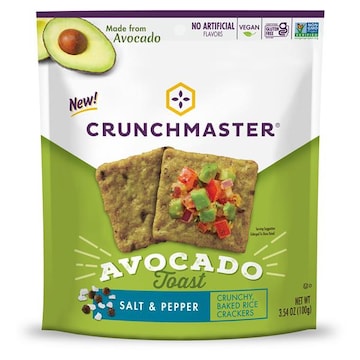 Crunchmaster Avocado Toast Salt & Pepper Cracker