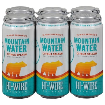 Hi-Wire Brewing Mountain Water Beer, Citrus Splash, Mountain Water