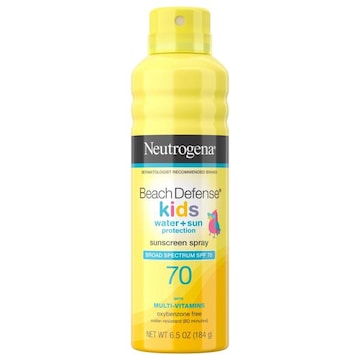 Neutrogena Beach Defense Sunscreen Spray, Broad Spectrum SPF 70, Kids
