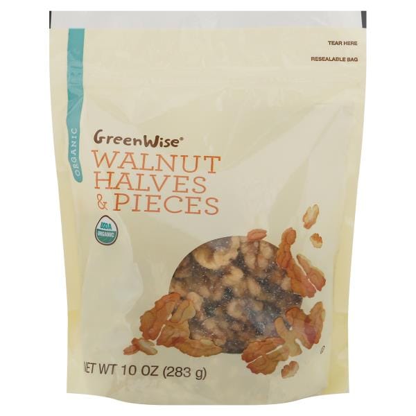 GreenWise Walnuts, Organic, Halves & Pieces Publix Super Markets