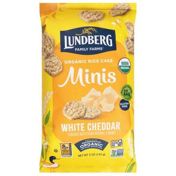 Lundberg Family Farms Organic White Cheddar Minis Rice Cake