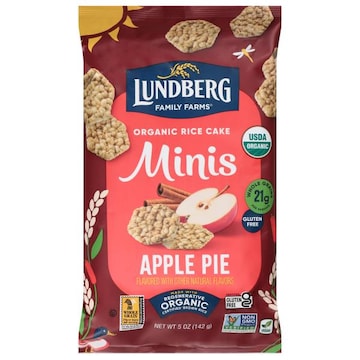 Lundberg Family Farms Organic Apple Pie Minis Rice Cake