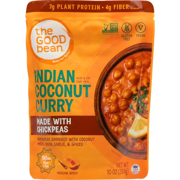 The Good Bean Chickpeas, Indian Coconut Curry, Medium Spicy Publix
