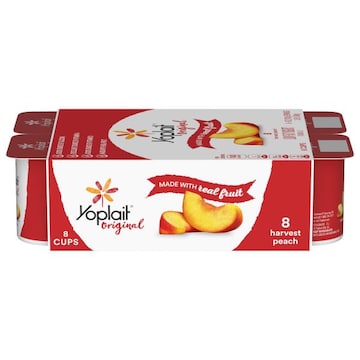 Yoplait Original Yogurt, Low Fat, Harvest Peach