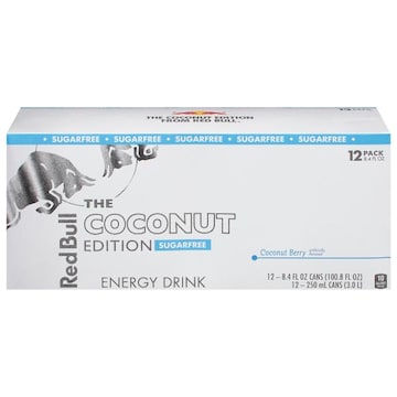 Red Bull The Coconut Edition Energy Drink, Sugarfree, Coconut Berry