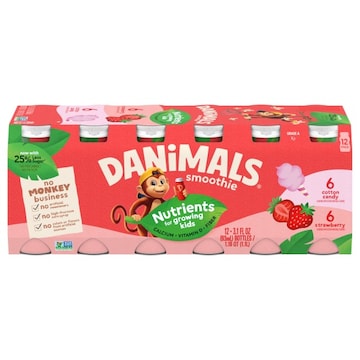 Danimals Smoothie, Cotton Candy/Strawberry