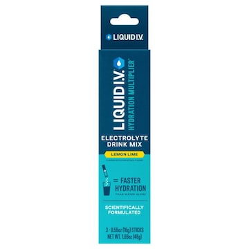 Liquid I.V. Hydration Multiplier Electrolyte Drink Mix, Lemon Lime