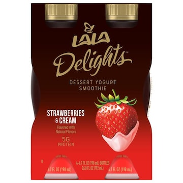 Lala Delights Dessert Yogurt Smoothie, Strawberries & Cream