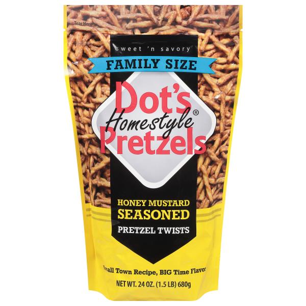 Dot's Homestyle Pretzels Pretzel Twists, Honey Mustard Seasoned, Family