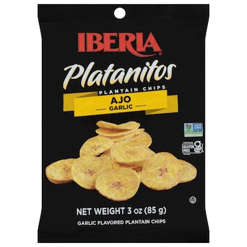 Iberia Garlic Platanitos Plantain Chips