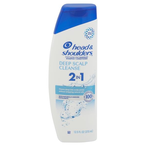 Head & Shoulders Shampoo + Conditioner, 2 in 1, Deep Scalp Cleanse Publix Super Markets