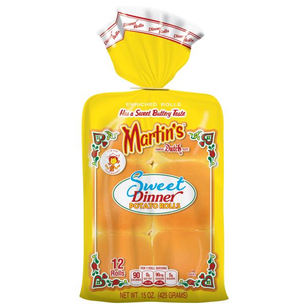 Martin's Potato Rolls, Dinner, Sweet Publix Super Markets