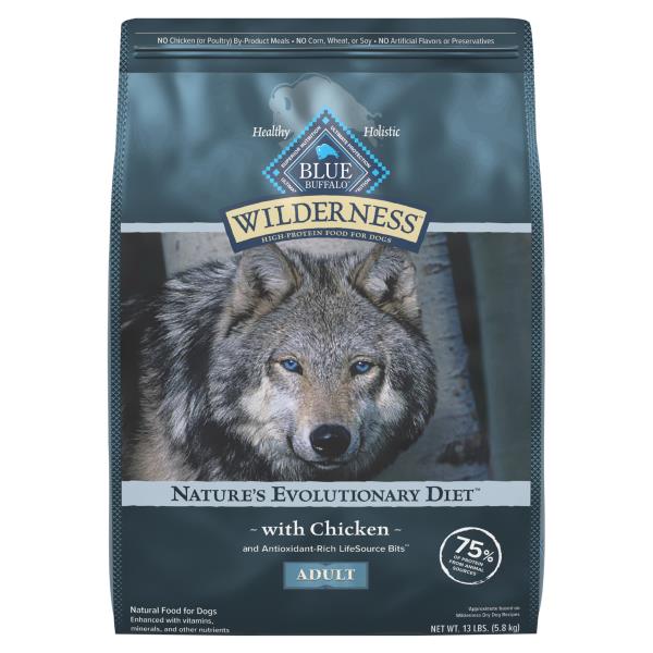 Blue Buffalo Blue Wilderness Food for Dogs Natural with Chicken Nature s Evolutionary Diet Adult Publix Super Markets