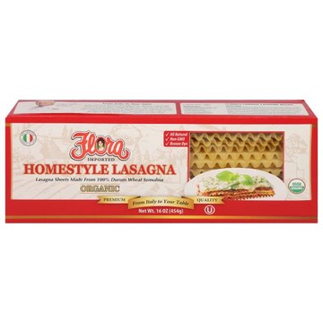Flora Lasagna, Organic, Homestyle