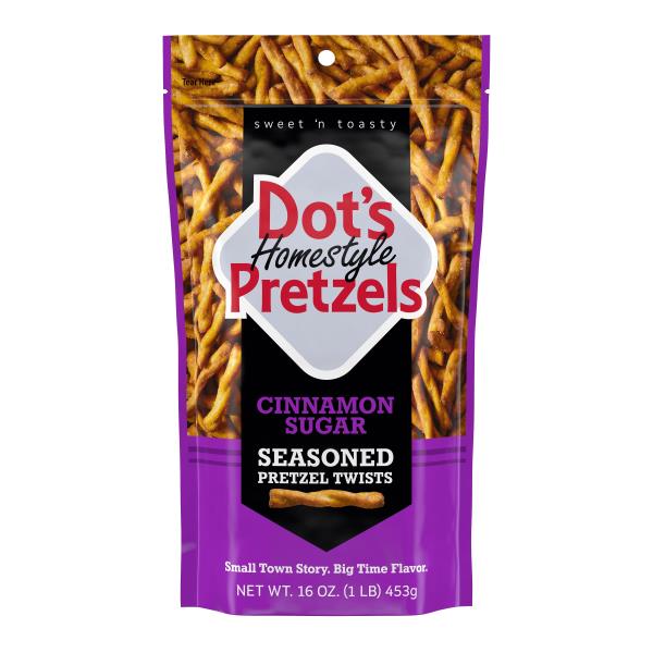 Dot's Homestyle Pretzels Pretzel Twists, Cinnamon Sugar Seasoned