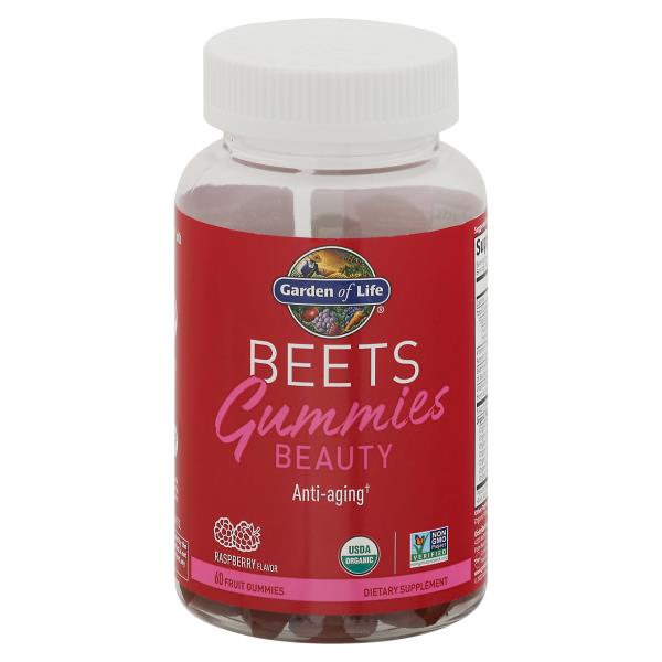 Garden of Life Beets, Beauty, Gummies, Raspberry Flavor | Publix Super ...