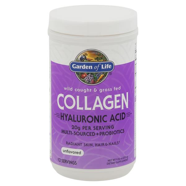 Garden of Life Hyaluronic Acid, Collagen, Unflavored Publix Super Markets