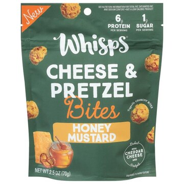 Whisps Cheese & Pretzel Bites, Honey Mustard