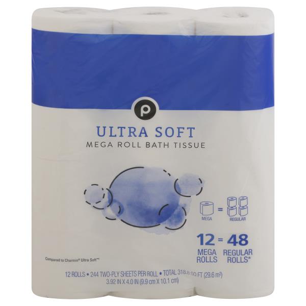 Publix Bath Tissue, Ultra Soft, Mega Roll, Two-Ply | Publix Super Markets