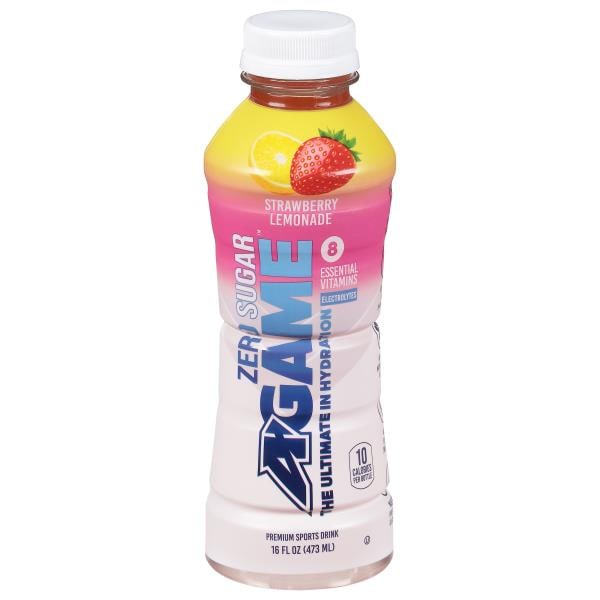 AGame Sports Drink, Premium, Zero Sugar, Strawberry Lemonade Publix