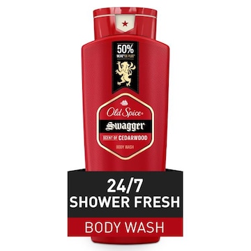 Old Spice Red Collection Men's Body Wash, Swagger Scent of Cedarwood, 709 ml (24 fl oz)