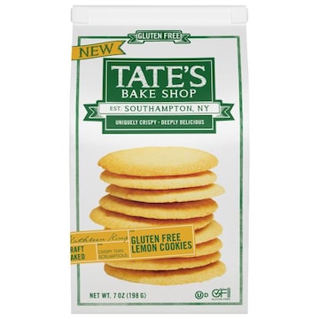 Tate's Bake Shop Cookies, Gluten Free, Lemon
