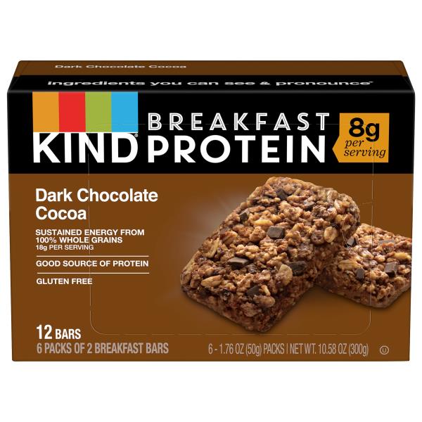 Kind BREAKFAST BARS, DARK CHOCOLATE COCOA Publix Super Markets