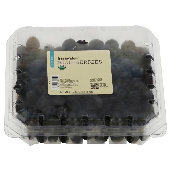 GreenWise Organic Blueberries Publix Super Markets