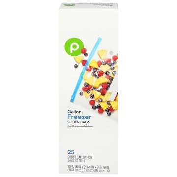 Publix Freezer Gallon Slider Bags