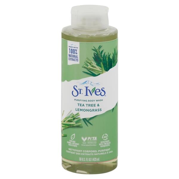 St Ives Body Wash, Purifying, Tea Tree & Lemongrass Publix Super Markets