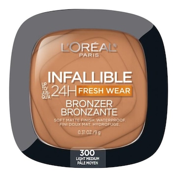 L'Oreal Paris Infallible Up to 24H Fresh Wear Soft Matte Bronzer Light medium