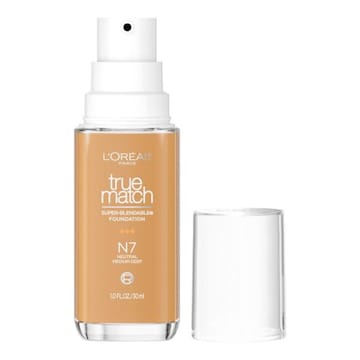 L'Oreal Paris True Match Super-Blendable Foundation medium coverage N7, Medium Deep